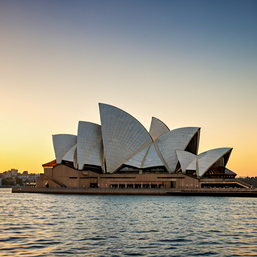 Sydney Opera House at sunset
