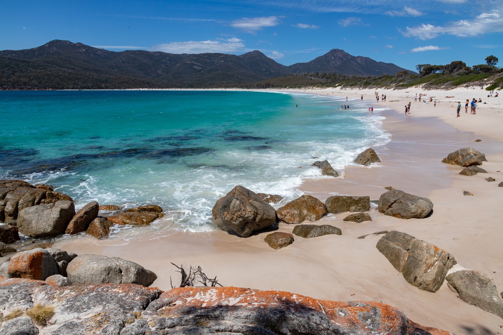 와인글래스 베이 해변